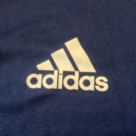 Adidas blue and white climalite tee size large mens - Picture 3 of 7